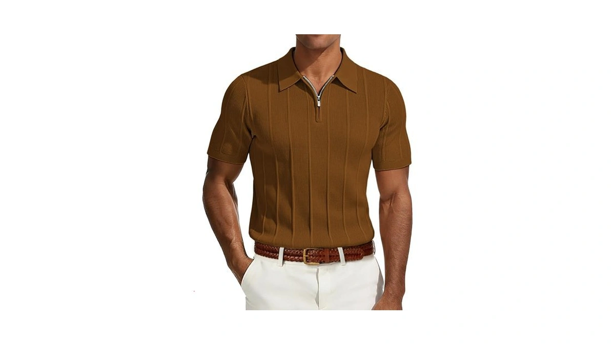 Pj Paul Jones Polo Golf Shirts For Men Casual... - Coupon