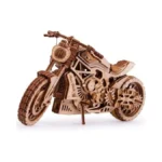 Wood Trick Motorcycle W Rubber Band Motor Rides Up... - Coupon