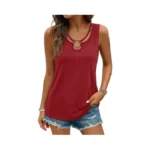 Automet Women Cute Tank Tops Casual Sleeveless Sexy... - Coupon