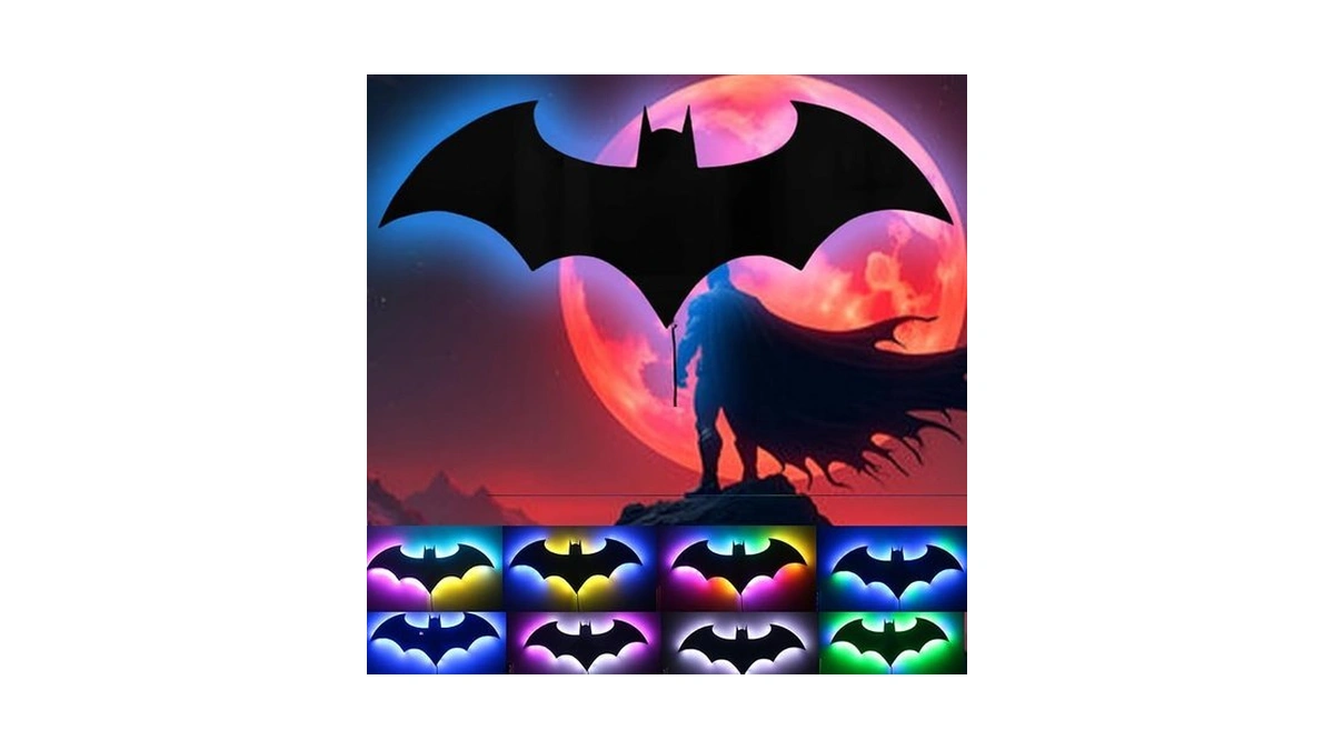 Aklope Superhero Led Lamp Decor Night Light With 16... - Coupon