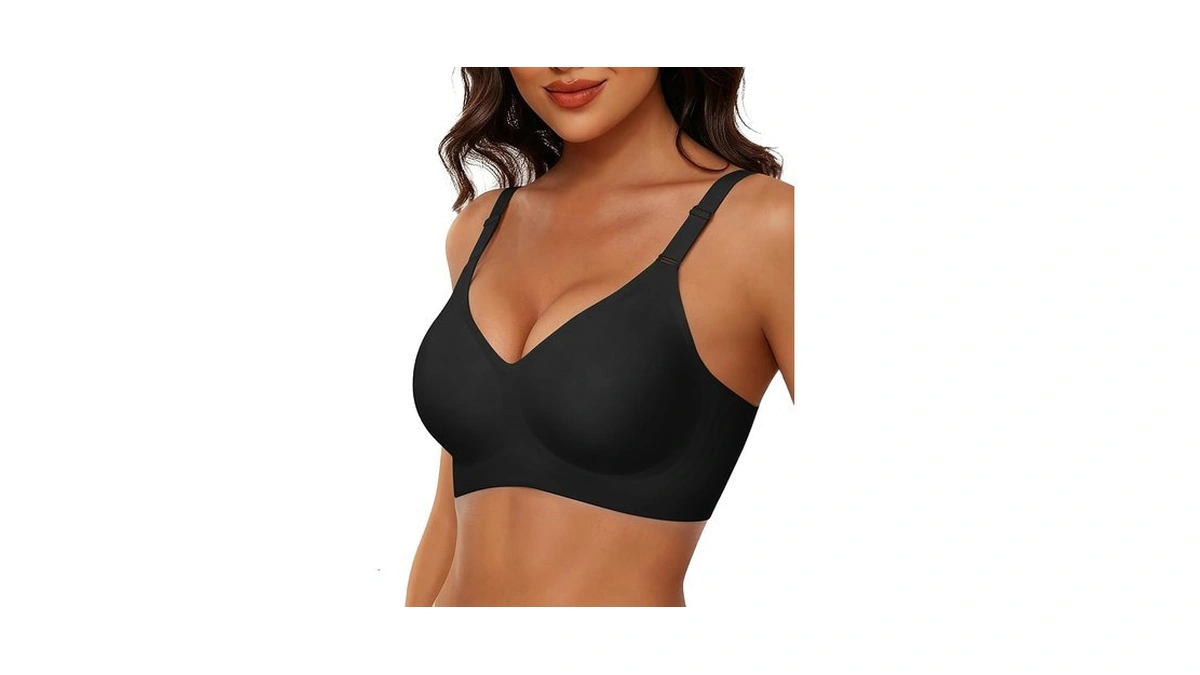 Wireless Bras For Women Jelly No Underwire Push Up... - Coupon