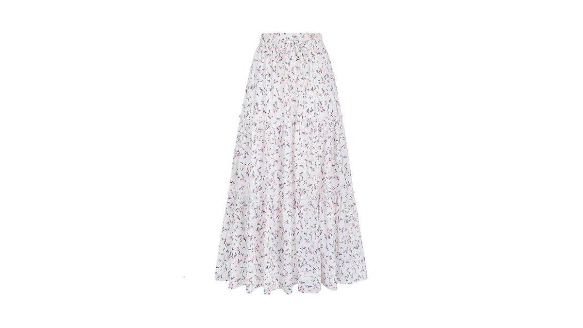 Arolina Skirts For Women 2026 High Waist Ruffle... - Coupon