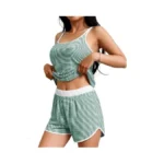 Justfashionnow Womens Striped Tank Top Pajama Set 2... - Coupon