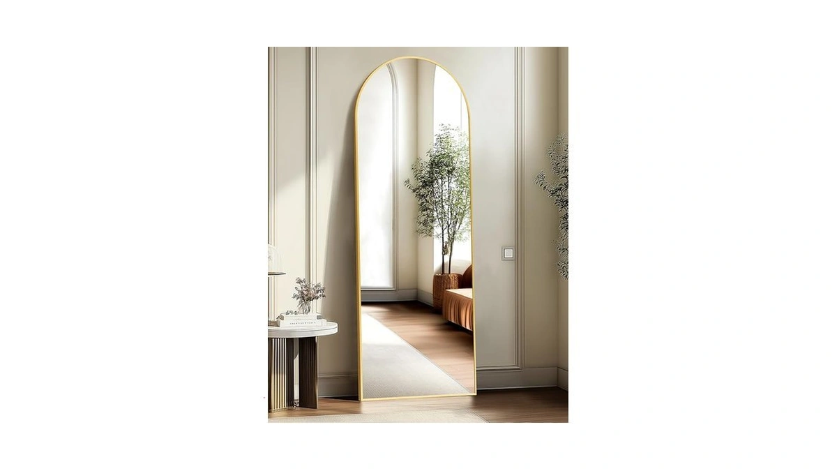 Trahome Arched Full Length Mirror 56 X15 Standing... - Coupon