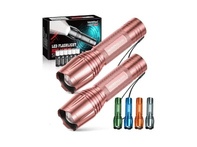 Wdtpro Led Flashlight High Lumens Sr2000 Pro 2 Pack… – Coupon
