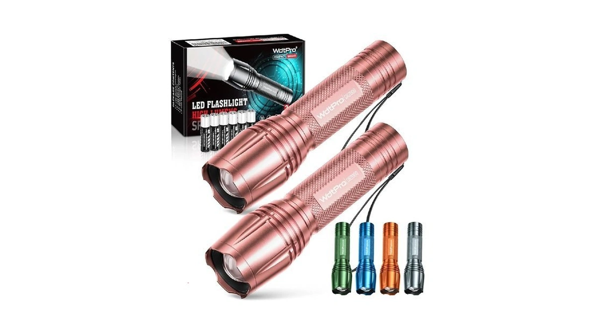 Wdtpro Led Flashlight High Lumens Sr2000 Pro 2 Pack... - Coupon