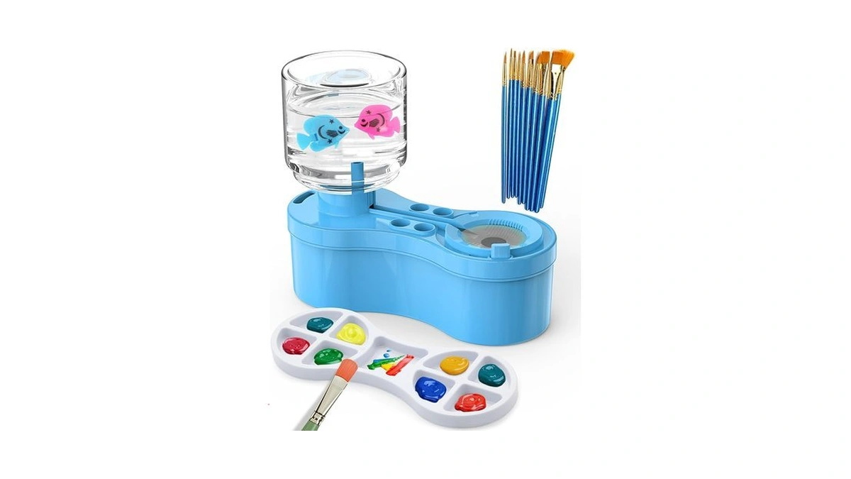 Paint Brush Cleaners With Paint Palette And Brush... - Coupon