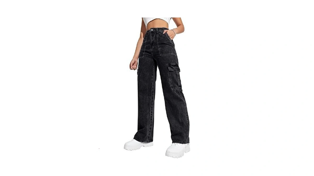Flvsun Women S Cargo Pants High Waisted Baggy Cargo... - Coupon