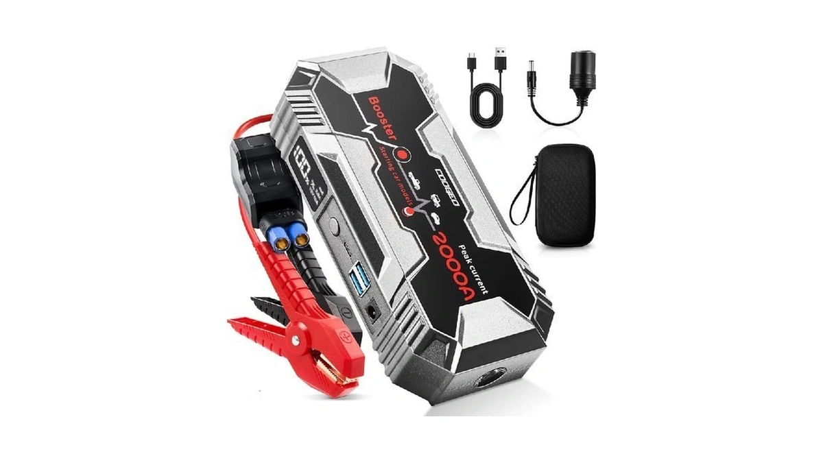 Car Battery Jump Starter Portable 2000a Jump... - Coupon