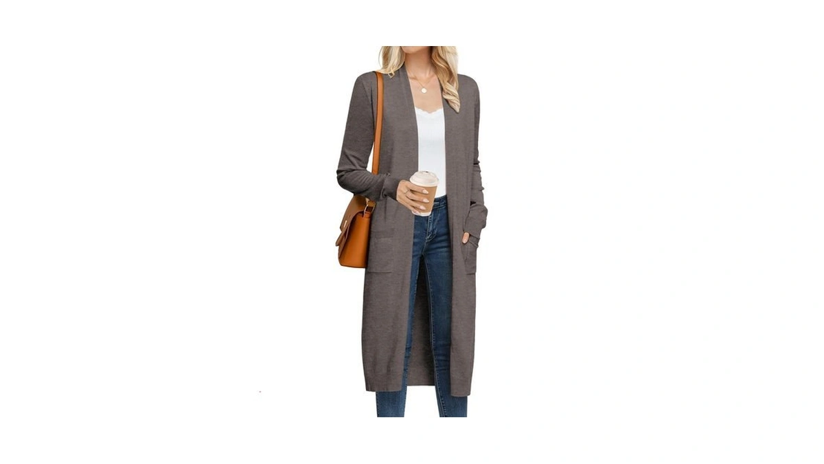 Grace Karin Long Cardigan Sweaters For Women... - Coupon
