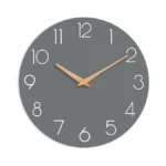 Cicininc Wall Clock Gray Silent Non-ticking... - Coupon