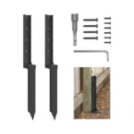 Arlinal Thickened Fence Post Repair Kit Fence Post... - Coupon