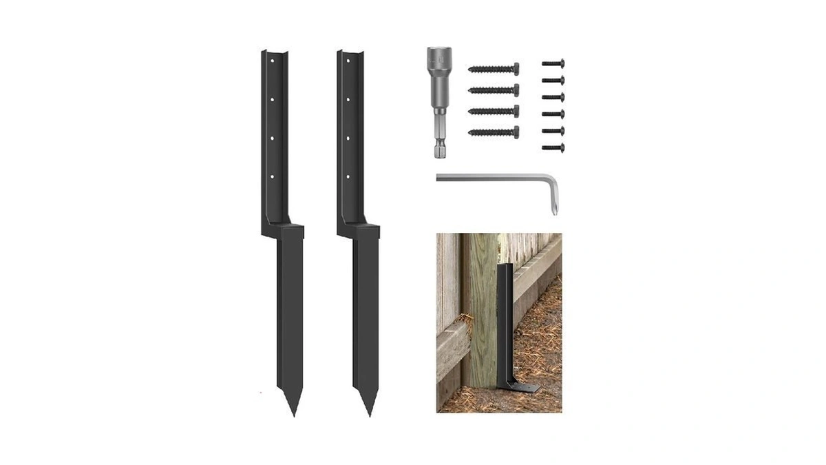 Arlinal Thickened Fence Post Repair Kit Fence Post... - Coupon