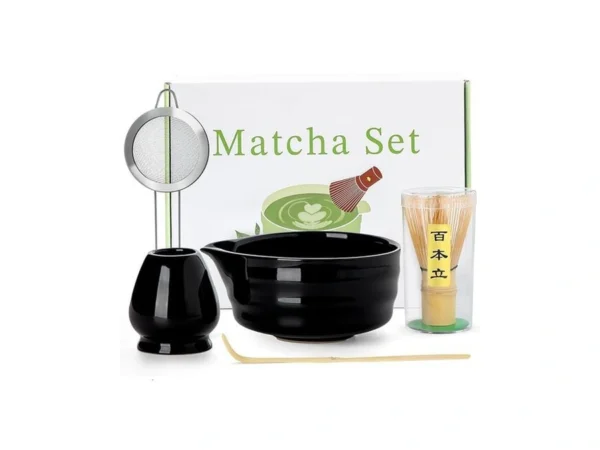 Black Matcha Whisk Set - 5pcs Matcha Set Includes... - Coupon