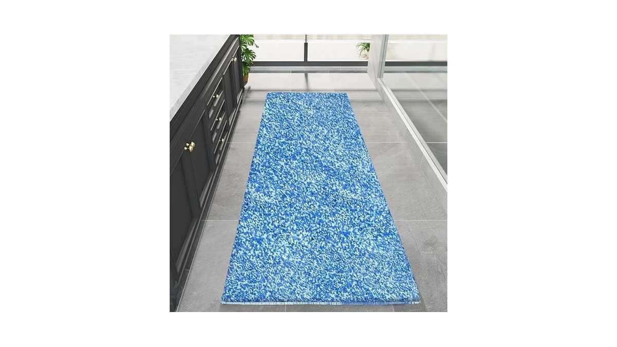 Prooveelly Blue Bathroom Rugs 59 1 X23 6 Extra Soft... - Coupon