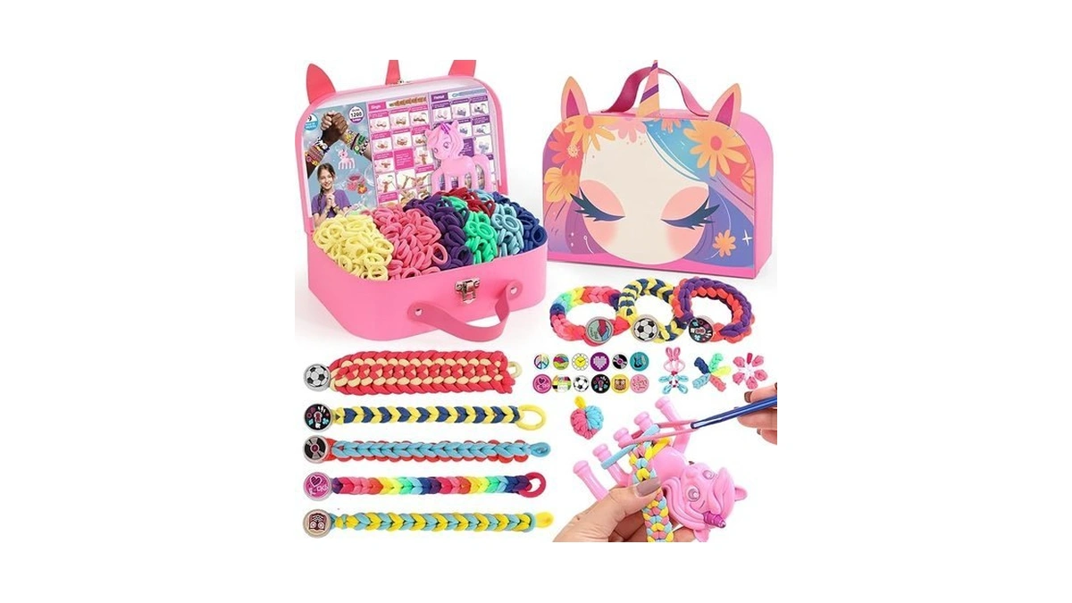 Bracelet Making Kit Gift For Girls Ages 8-12 1200... - Coupon