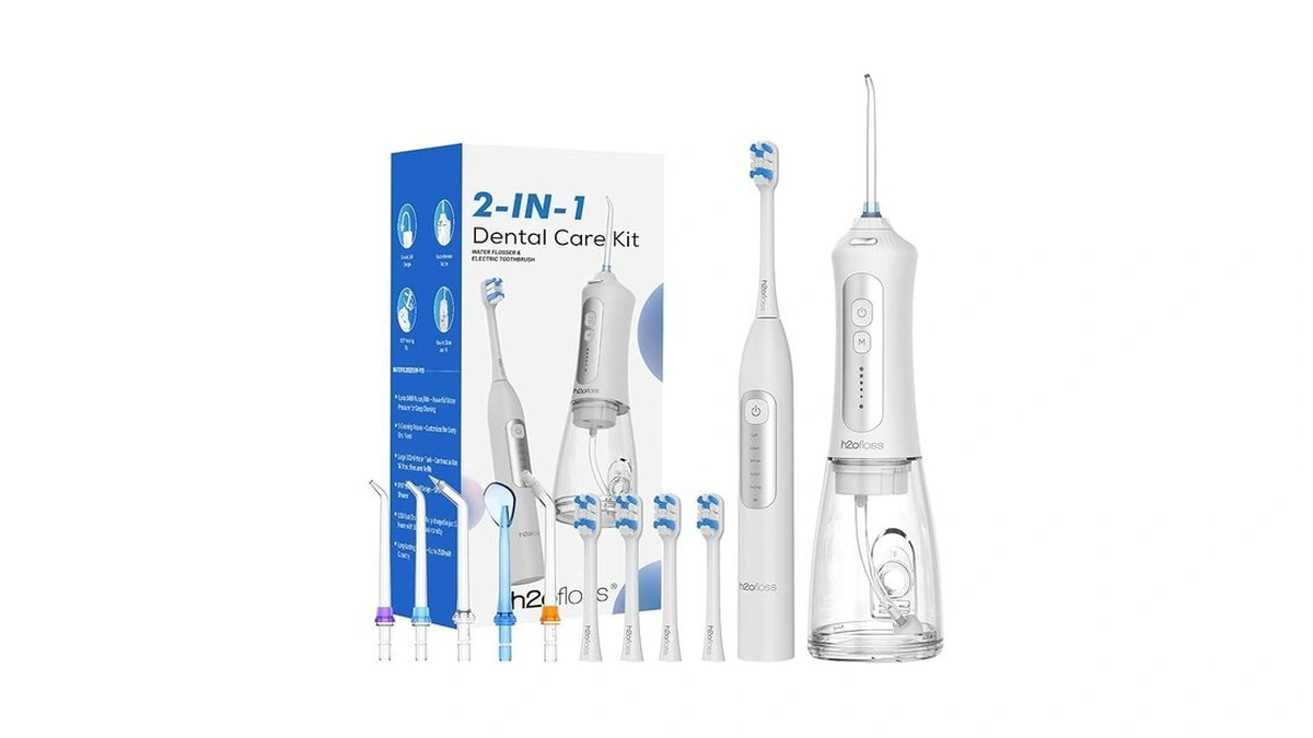 H2ofloss Sonic Electric Toothbrush And Water... - Coupon