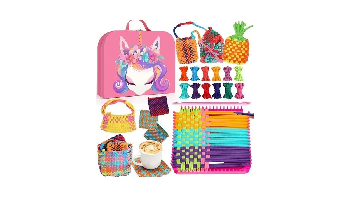 Combaybe Weaving Loom Kit Toys Gift For Kids And... - Coupon