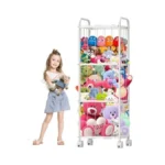 Stuffed Animal Storage Metal Tube Toy Storage... - Coupon