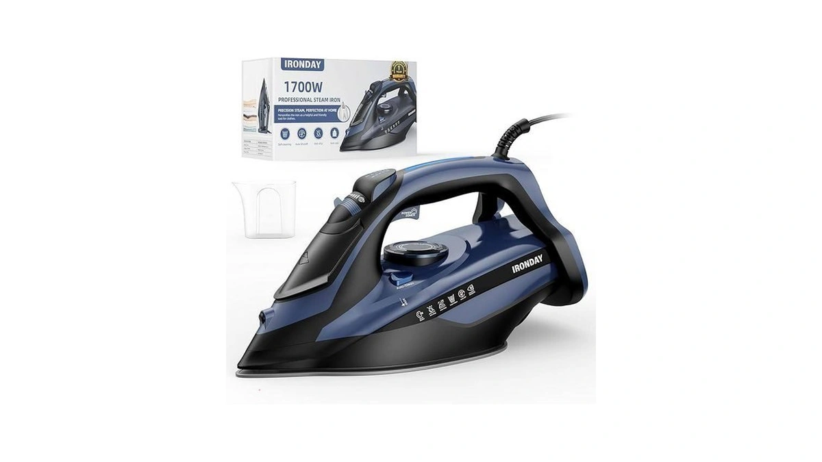 Ironday Steam Iron For Clothes 20s Fast Heating... - Coupon