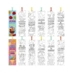 Ice Cream Color Your Own Bookmarks For Kids -120pcs... - Coupon