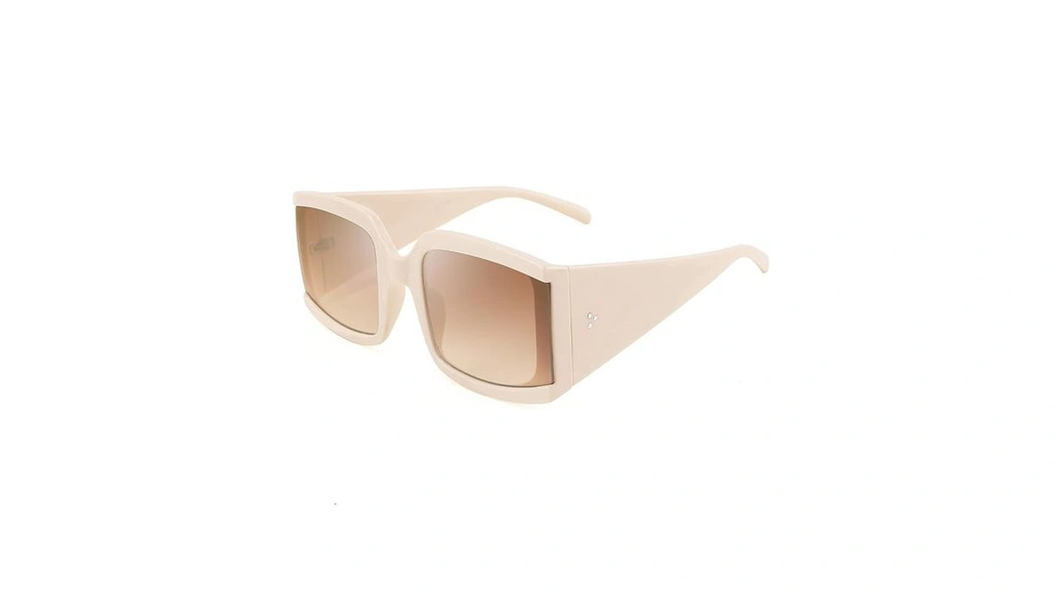 Feisedy Vintage Shades Oversized Luxury Square... - Coupon