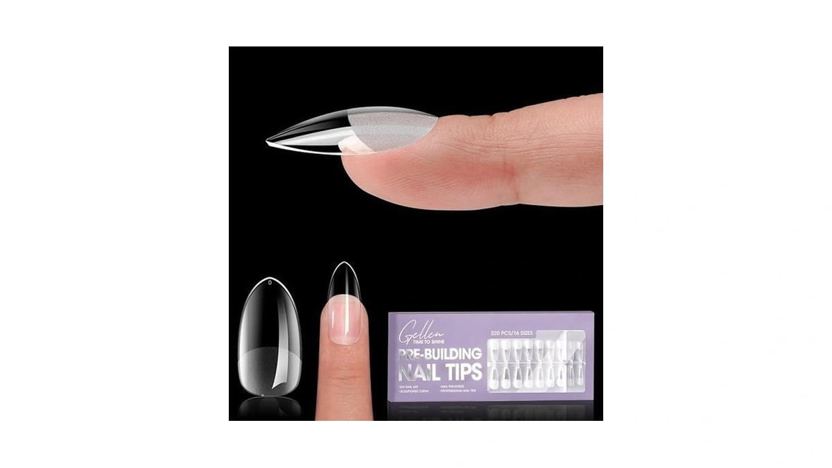 Gellen Tipex Pre-building Nail Tips 320pcs Built-in... - Coupon