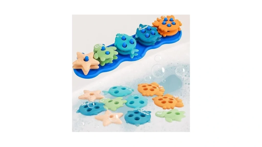 Baby Bath Toys Mold Free Silicone Shape Sorting... - Coupon