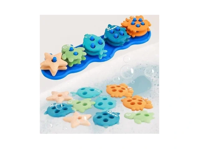 Baby Bath Toys Mold Free Silicone Shape Sorting… – Coupon