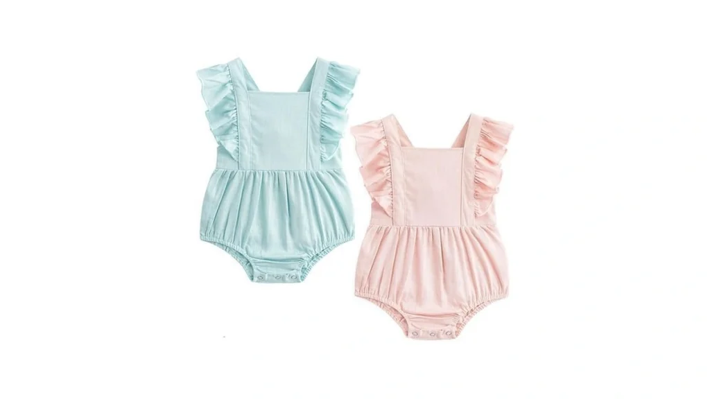 Simplee Kids Newborn Infant White Rompers Baby... - Coupon