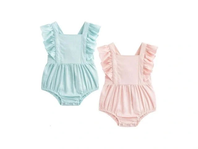 Simplee Kids Newborn Infant White Rompers Baby… – Coupon