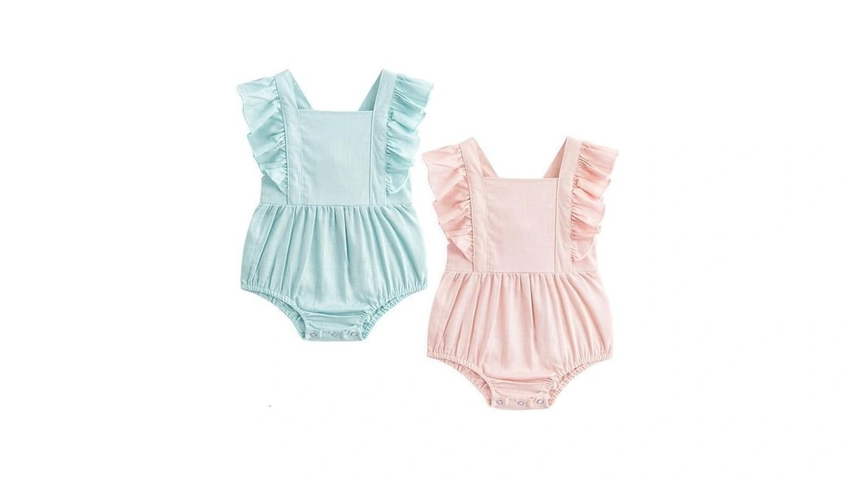 Simplee Kids Newborn Infant White Rompers Baby... - Coupon