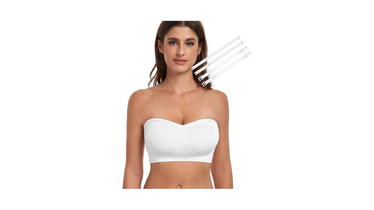 Yhgv Strapless Bra For Women-convertible Comfort... - Coupon