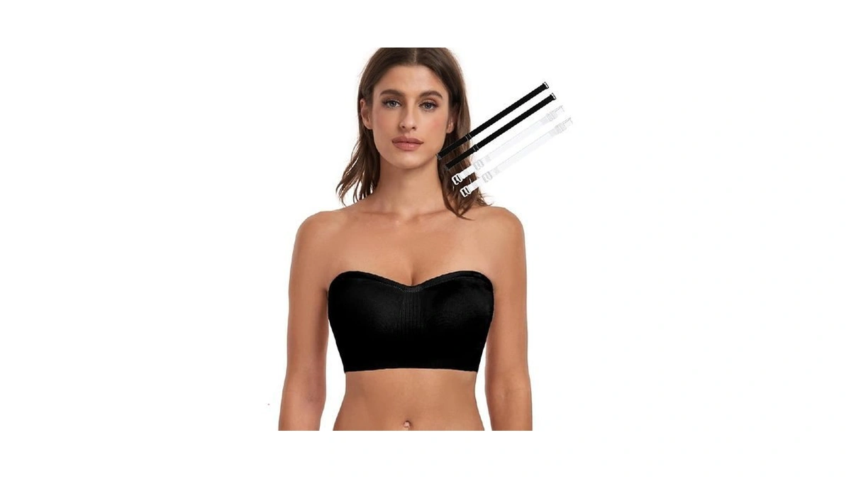 Yhgv Strapless Bra For Women-convertible Comfort... - Coupon