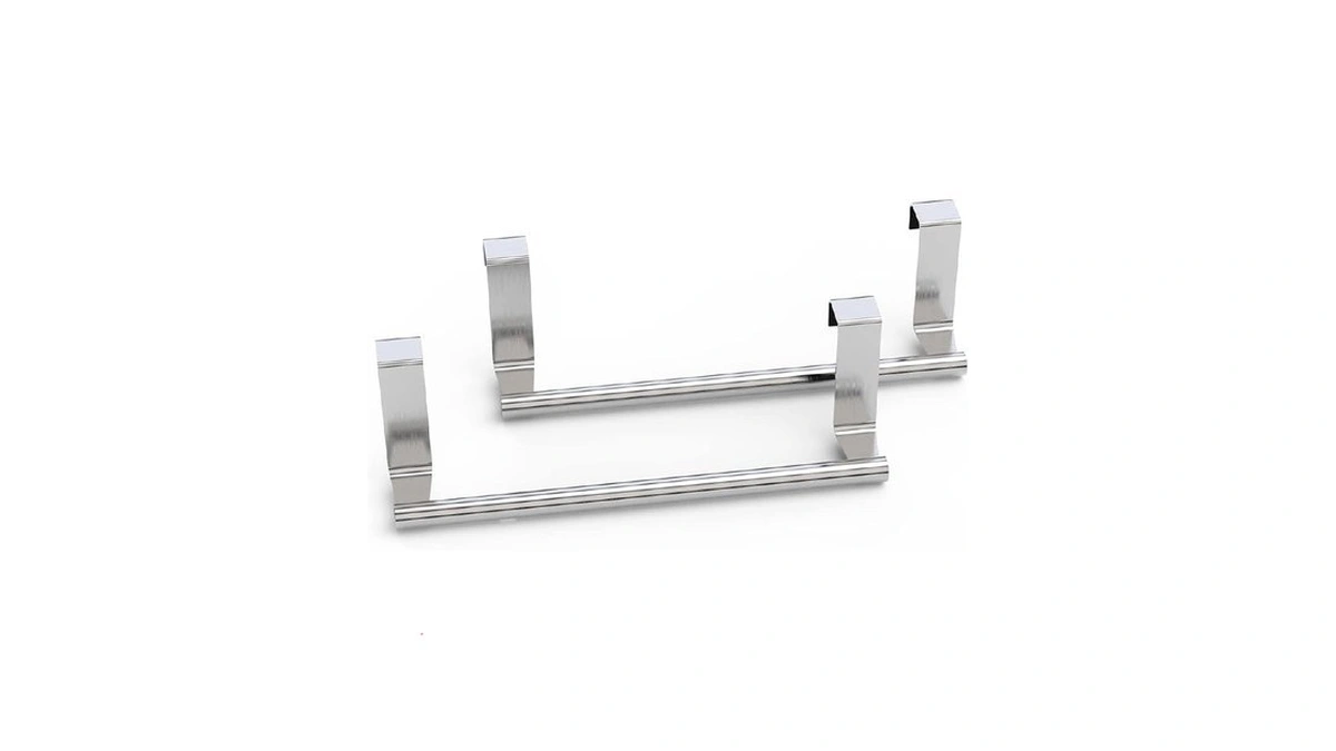 Towel Rack For Cabinet Strong Steel Kitchen Over... - Coupon