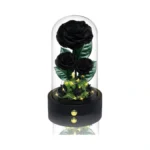 Vryblos 3 Preserved Flowers Roses In Glass Dome For... - Coupon