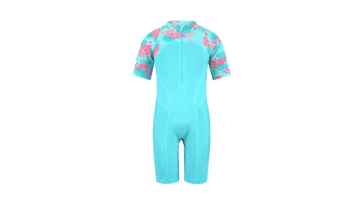 Tfjh E 1pcs Short Sleeve Swimwear Girls Bathing... - Coupon
