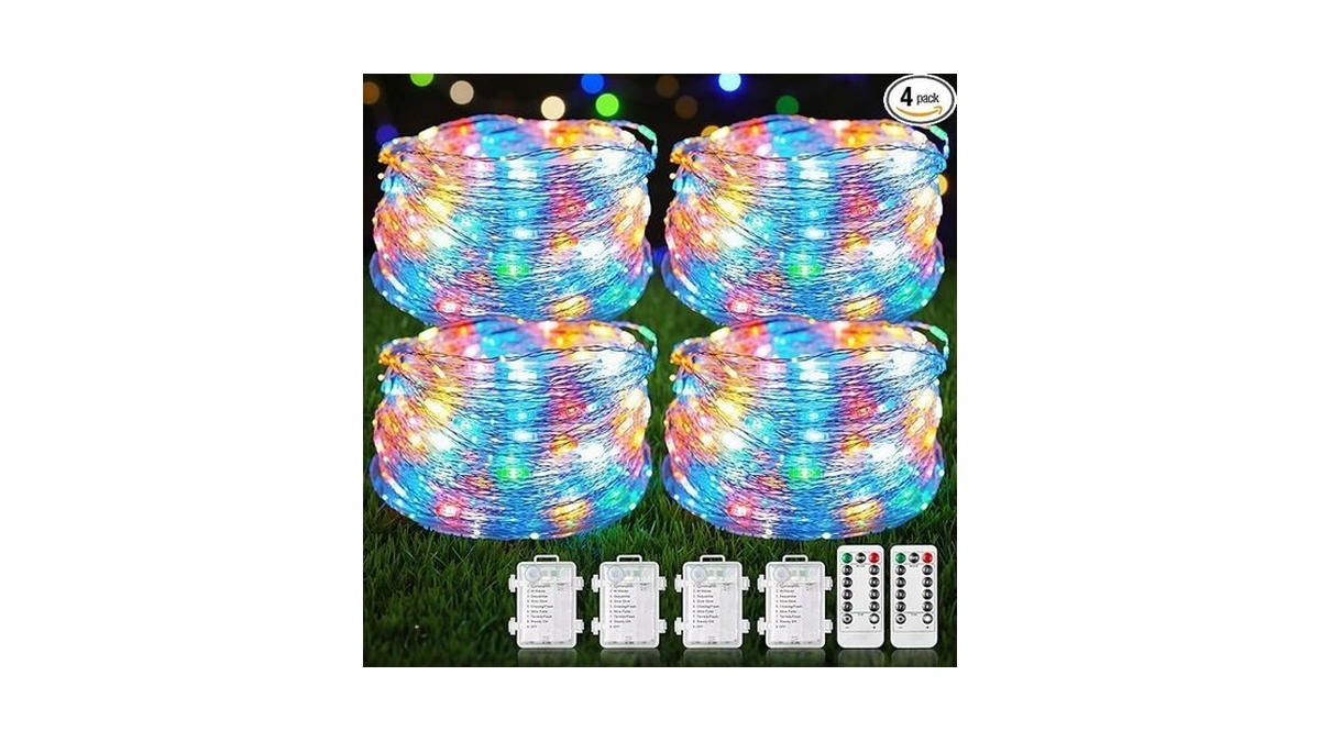 Halhsap Color Changing Fairy String Lights 4 Pack... - Coupon
