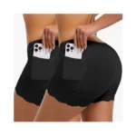 Materasu 2 Pack Slip Shorts For Women With Pocket... - Coupon