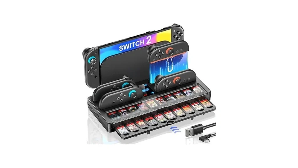 Switch 2 Charging Dock Station Organizer Station... - Coupon