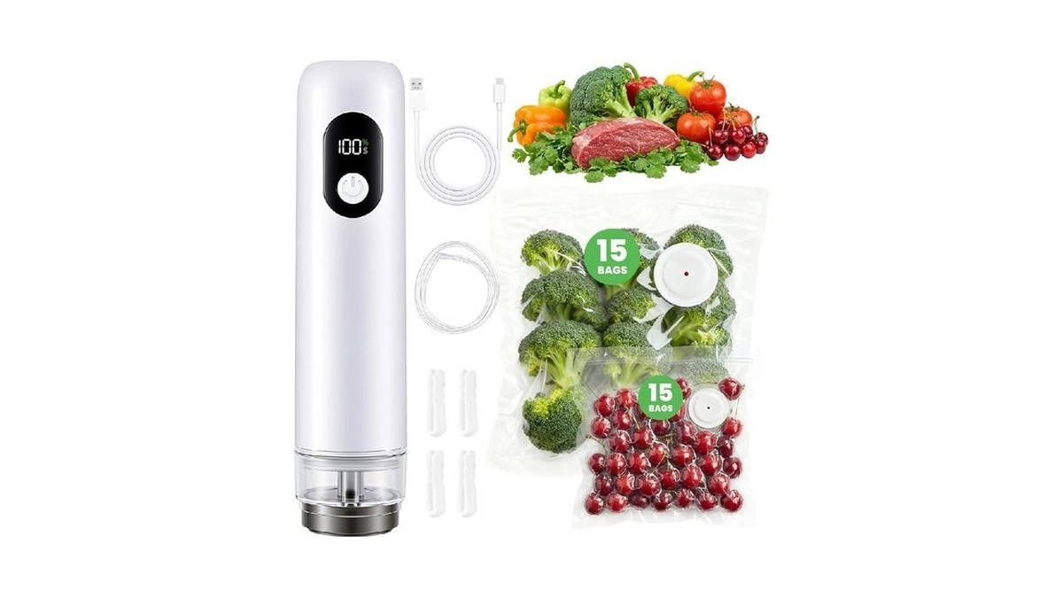 Portable Handheld Vacuum Sealer Cordless Food... - Coupon