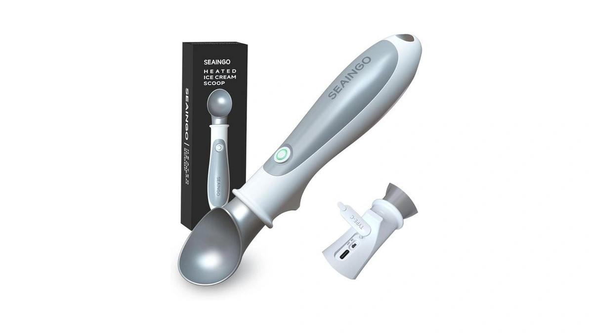 Seaingo Heated Ice Cream Scoop - Rechargeable On... - Coupon