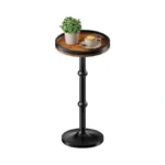 Yuede Small Round Side Table Coffee Drink Table For... - Coupon
