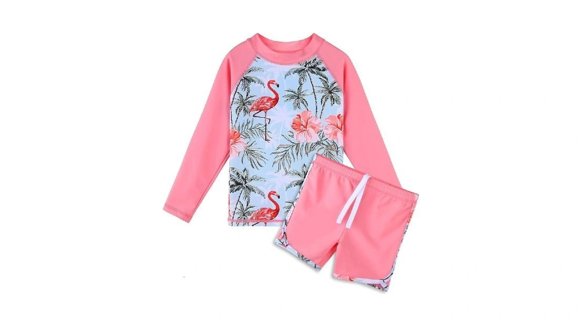 Tfjh E 2-piece Girls Swimsuits Long Sleeve... - Amazon Promo Code