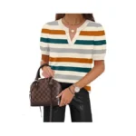Wiholl Summer Womens Sweaters Short Sleeve Sweater... - Coupon