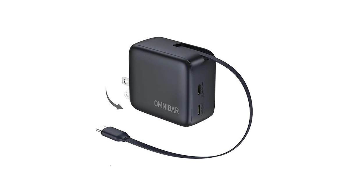 Omnibar Usb C Retractable Wall Charger 67w Max 3 In... - Coupon