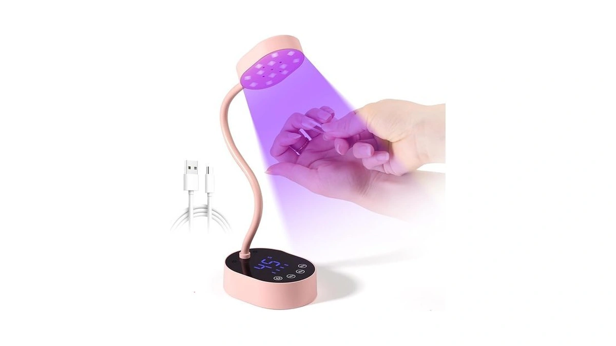 Aoraem Uv Nail Lamp Gooseneck Mini U V Light For... - Coupon