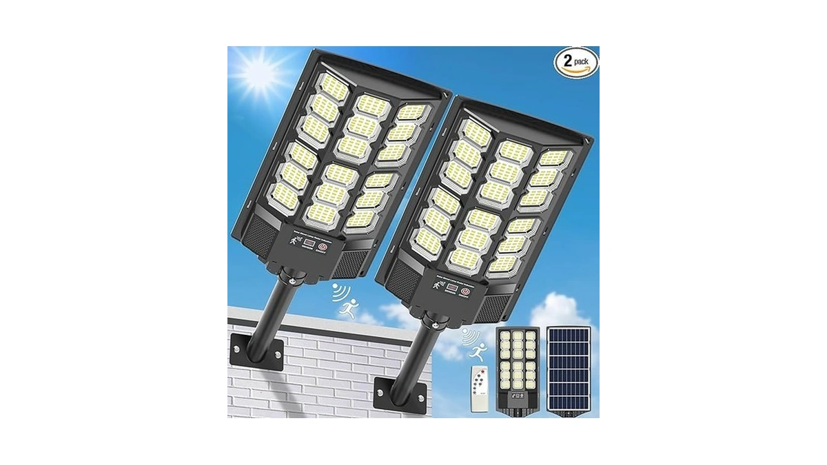 Mutois Solar Lights Outdoor Ip66 Waterproof Dusk To... - Coupon