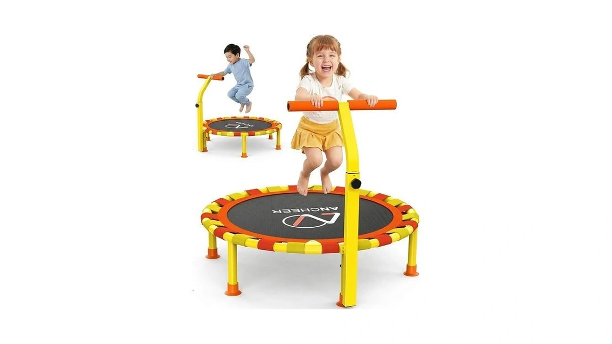 Ancheer 38 Toddler Trampoline With Adjustable... - Coupon