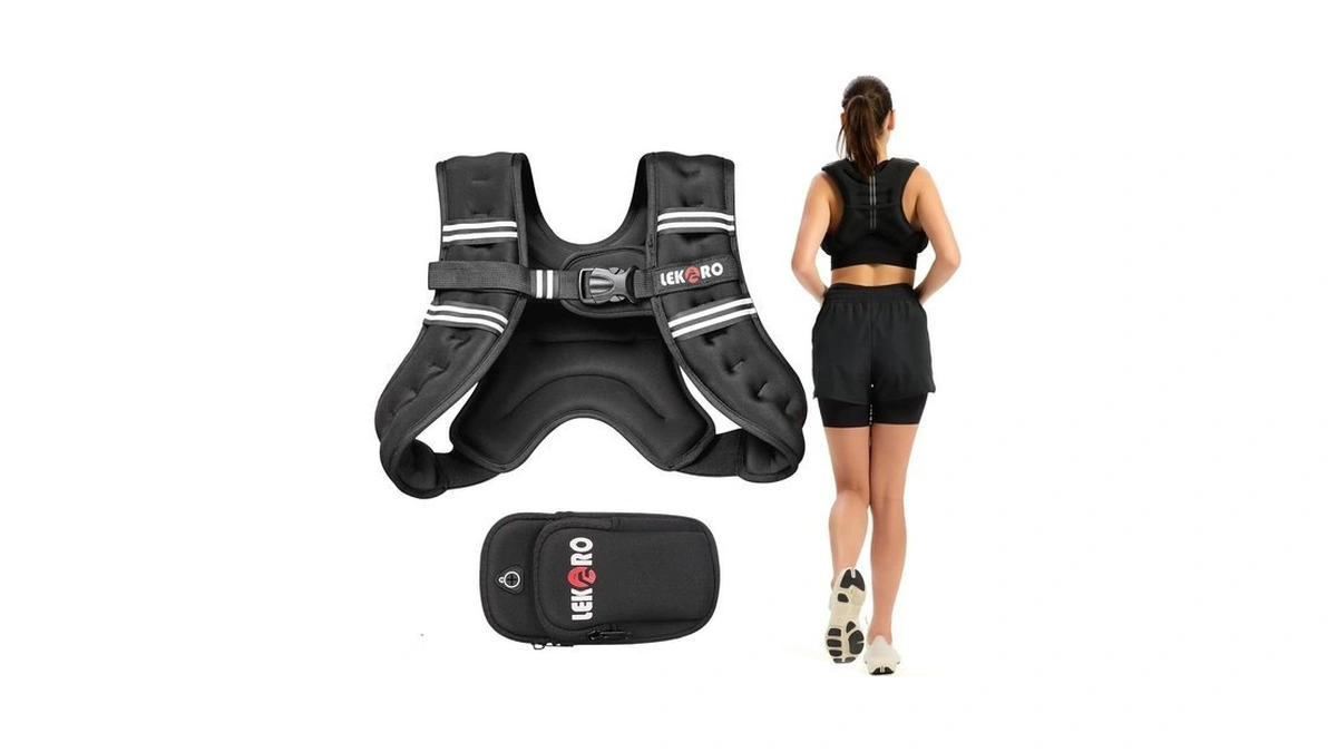 Weighted Vest For Men Women No-bounce 6lb 8lb 12lb... - Coupon
